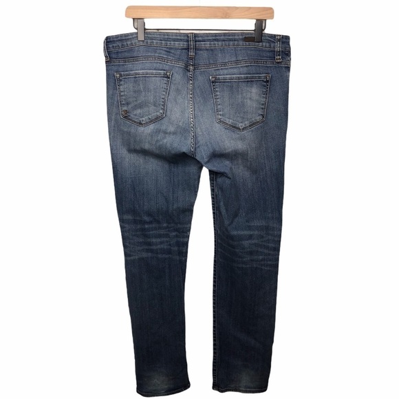 Kut From The Kloth Boyfriend Straight Leg Distressed Jeans Straight Size 10 - Picture 4 of 8